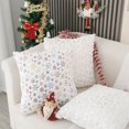 thumbnail image 2 of Lilixerw 18 x 18 inch Christmas Pillow Cover,Sequins Embroidery Cushion Cover Christmas Day Plush Pillow Cover for Couch Sofa Winter Decor, 2 of 6