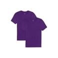thumbnail image 1 of Fruit Of The Loom Camisetas De Algodón Eversoft Para Hombre (S-4Xl) Crew-2 Pack-Púrpura Pequeño, 1 of 1
