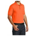 thumbnail image 4 of Mafoose Men Core Blend Polo Male Knit Pocket Shirt Safety Orange 5XL, 4 of 6