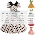 thumbnail image 2 of Karymi Summer Dress Vintage Polka Dot Swing Midi Dress, Contrast Collar Short Sleeve Button Front Self Bow Waist Retro Hepburn Party Sundress Womens Dresses, 2 of 8