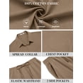 thumbnail image 5 of COOFANDY Men' 2 Piece Summer Outfits Short Sleeve Casual Beach Button Down Shirts and Shorts Vacation Cotton Sets, 5 of 6