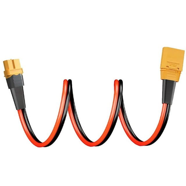 Sophisticated Design of the XT90 Extension Cable Comes Standard with a Reliable Safety Feature Including the Fusing Mechanism