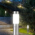 thumbnail image 2 of Solar Powered Outdoor Floor Lamp | IP65 Waterproof Garden Courtyard Lighting | 15 Hours Illumination | Stainless Steel & Plastic Construction, 2 of 7