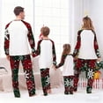 thumbnail image 4 of RXMEKW Ensemble de Pyjama Assorti pour la Famille Manches Longues à Carreaux pour Hommes Femmes Enfants Rouge, 4 of 5