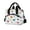 Bright Colors, variant on 10L Tote Insulated Reusable Lunch Bag With Adjustable Strap Hearts Flowers Icons