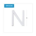 thumbnail image 3 of MasterVision White Plastic Set of Letters, Numbers & Symbols, Uppercase, 1" Dia., 3 of 6