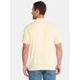 thumbnail image 3 of George Men's and Big Men's Sunwashed Cotton Polo Shirt with Short Sleeves, Sizes S-3XL, 3 of 6