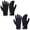 Black & Navy, variant on Winter Gloves for Men and Women Touch Screen Knit Warm Black Gloves for Cold Weather