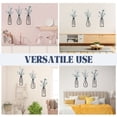 thumbnail image 7 of Sekonow 3 Pieces Metal Flowers Wall Art, Rustic Farmhouse Minimalist Floral Vase Wall Decor for Bathroom Living Room Bedroom Dining Room Kitchen Home Office, Blue, 7 of 7