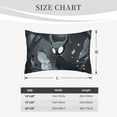 thumbnail image 4 of Yiaed Forest Black Ghost Warrior Print Brushed Microfiber Envelope Pillowcases, Standard,Envelope Closure Pillow Cases(Without Pillow Core)-14"x20", 4 of 6