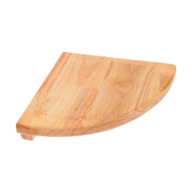 Estante flotante de madera para esquina, para montaje en pared, para flores 24cm