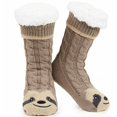 thumbnail image 1 of Slipper Socks Women, Cute Sloth Warm Fleece Fluffy Anti Slip Socks, 1 of 4