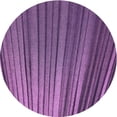 thumbnail image 1 of Ahgly Company Machine Washable Indoor Round Transitional Purple Area Rugs, 5' Round, 1 of 7