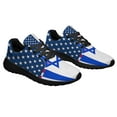 thumbnail image 6 of Israel United Sttes US Israel American flag Shoes Sneakers Black Size 12, 6 of 7