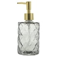 thumbnail image 1 of MasteelfCA Delicate Glass Bottle Hand Soap Press Bottle Shampoo Dispenser Bottle 400ml, 1 of 8