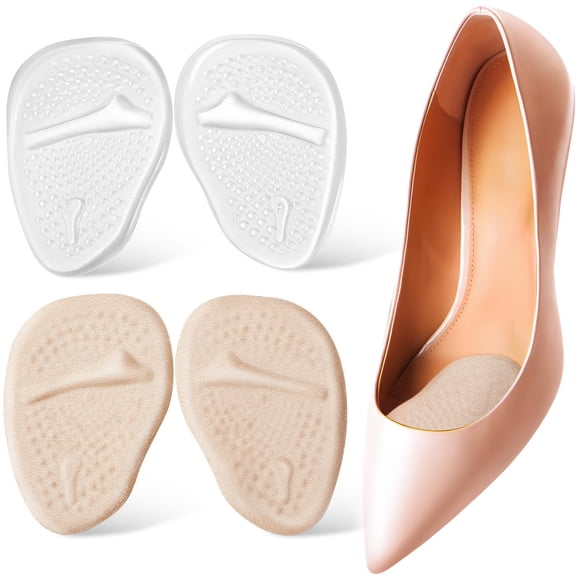 BESTYASH 2Pares Cojines De Gel Para Zapatos Con Adhesivo Seguro Para Uso En Y Sandalias