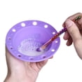 thumbnail image 2 of Makeup Brush Cleaning Mat Multipurpose Makeup Brush Cleaning Pad Washing Tool, 2 of 9