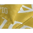 thumbnail image 4 of Ambesonne Yellow Quilted Bedspread Set 3 Pcs, Exotic Pineapple Summer, King Size, Yellow White, 4 of 5