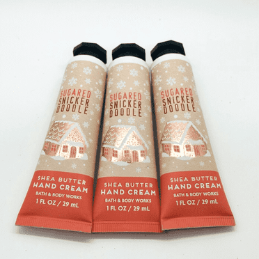 Bath & Body Works Sugared Snickerdoodle Shea Butter Hand Cream 1 fl.oz  3-Pack
