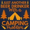 thumbnail image 3 of CafePress - Beer Drinker Camping Dark T Shirt - Men's Classic Graphic Cotton T-Shirt, 3 of 4