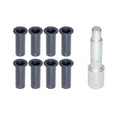 thumbnail image 1 of Convient pour Jeep Wrangler JL Kentrol Charnière de Porte Insert 70012 Noir Delrin; 9 Pcs, 1 of 5
