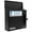 Black, variant on SereneLife Outdoor Wall Mailbox | 0.46 Cubic FT Locking Mailbox | Easy Installation, Secure Lock Mechanism | Ideal for Residential or Commercial Use | Wall Mountable 13.77" x 4.52" x 12.99 | Black