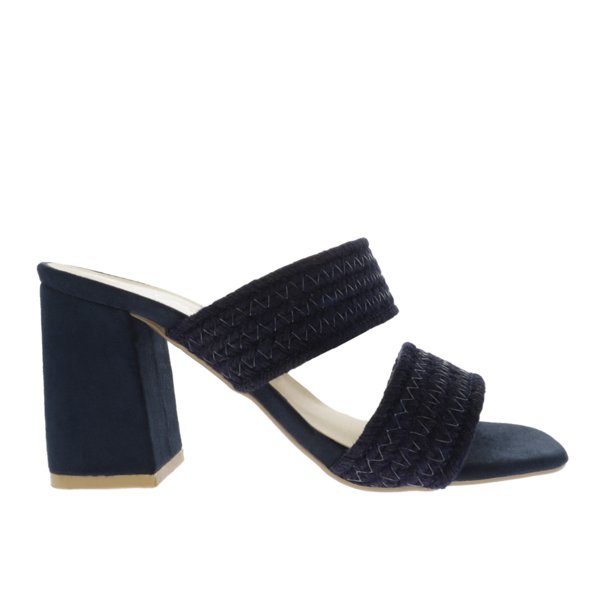 Sandalias Sara color azul marino con costuras 26.0 Dorothy Gaynor Sandalias Sara color azul marino con costuras 26.0