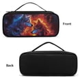 thumbnail image 6 of Jiueut Fire Wolf Stethoscope Storage Bag Stethoscope Bag with Carrying Handle Storage Zipper Bags for Organizing Lightweight Stethoscope Bag Case with Mesh Pocket, 6 of 7