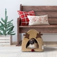 thumbnail image 3 of Vibrant Life Hideaway Reindeer Small Cat-Dog Bed, 3 of 6