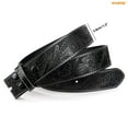 thumbnail image 5 of WHIPPY Western Leather Belt Strap for Women Men without Buckle Cowgirl Cowboy Engraved Embossed Belt Strap, 5 of 7