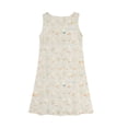 thumbnail image 4 of LTTVQM Easter Dresses for Girls Egg Rabbit Graphic Happy Sleeveless Sundress Comfortable Round Neck Midi Dress Vacation Church Dresses Beige 11-12 Years, 4 of 5