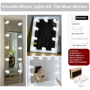 Mirror Vanity Light, Illuminated Vanity Mirror with Dimmable Light, LED ...