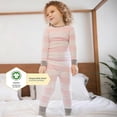 thumbnail image 6 of Burt's Bees Baby Organic Cotton Baby, Toddler & Girl Pajama Tee and Pant Set, Sizes 12 Months-7 Years, 6 of 6
