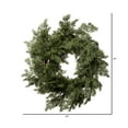 thumbnail image 3 of Vickerman 24" Artificial Green Cypress Wreath, 3 of 5