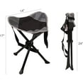 thumbnail image 7 of REDCAMP Portable Tripod Stool for Camping, Hiking, Sports - 2 Pack Lightweight Foldable Camp Seat, 600D Oxford, Black, 7 of 7