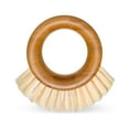 Full Circle The Ring Bamboo Ergonomic Fruit & Veggie Cleaning Brush Recycled Plastic & Plant