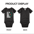 thumbnail image 3 of It's In My DNA Bangladeshi Flag Country Pride Cute Baby Bodysuit (Black, 12-18 Months), 3 of 5