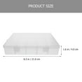 thumbnail image 2 of UPKOCH 3Pcs Plastic Bead Organizer Box for Jewelry Making in Transparent Multi-Grid, 2 of 8