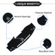 thumbnail image 3 of Funda de alfombrilla de tablero de Unique Bargains para Lexus LS 2006-2011, poliéster antideslizante negro con centro azul, 3 of 7