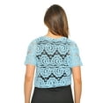 thumbnail image 2 of Just Love Bolero Shrug / Women Cardigan (Blue Paisley Crochet, Large), 2 of 2