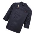 thumbnail image 4 of Chaqueta de chef unisex Sunnimix M-3XL Negro, 4 of 8