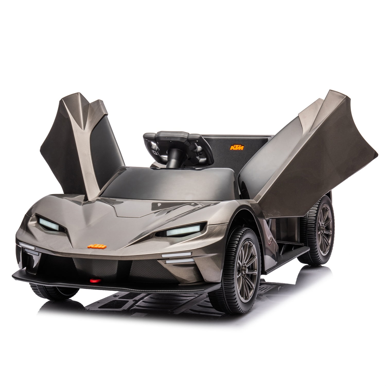 CIPACHO Licensed Ktm x Bow Gtx Electric Car for Kids, 12V Powered Ride Ons Kids Car with Remote Control, Bluetooth, MP3, Black