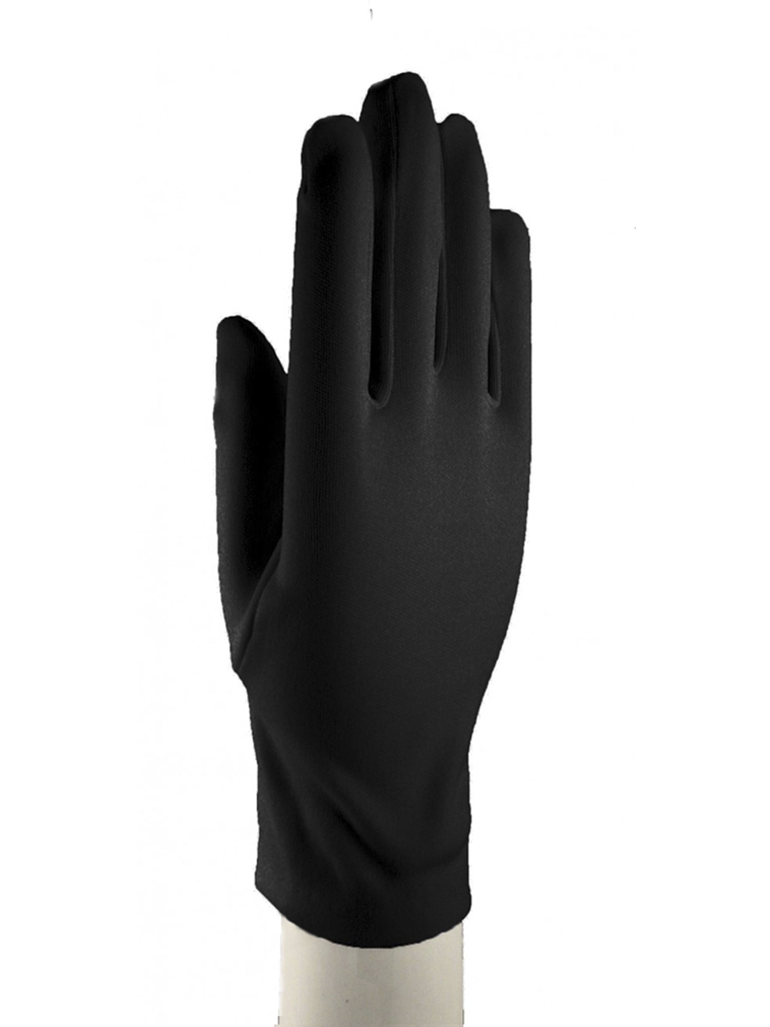 Black Dress Gloves Wrist Length - Dress Up, Church, Formal - Walmart.com
