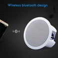 thumbnail image 2 of 4 Inch Wireless Bluetooth Ceiling Speaker Home Ceiling Horn With Amplifier Speaker For Home, Hotel, Bathroom, Shop, 2 of 5