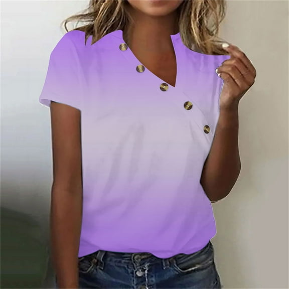 Women Summer Tops Shirts Going out Women's Blouses Short Sleeve Blouse