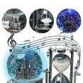 thumbnail image 6 of Qonioi LED Music Crystal Snow Ball with Hourglass, Vintage Tower Christmas Decoration, Desktop Ornament with 7 Songs, 6 of 7