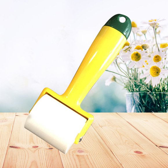 WEUVEB 1Ud Rodillo Para Pegatinas De Pared PVC Y No Tejida Con Material Premium Amarillo