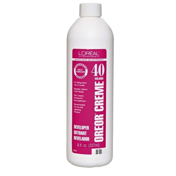 L'Oreal Oreor Creme 40 Volume Developer, 8 oz
