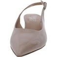 thumbnail image 3 of Franco Sarto Womens Racer Patent Pointed Toe Slingback Heels, 3 of 3