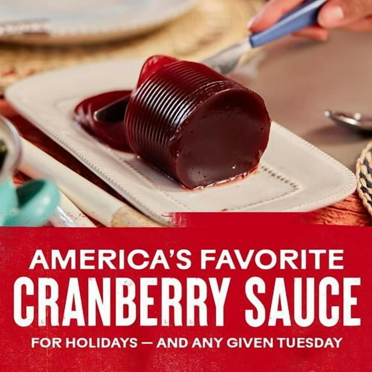 Ocean Spray Jellied Gluten Free Cranberry Sauce, 14 Ounce Can(pack